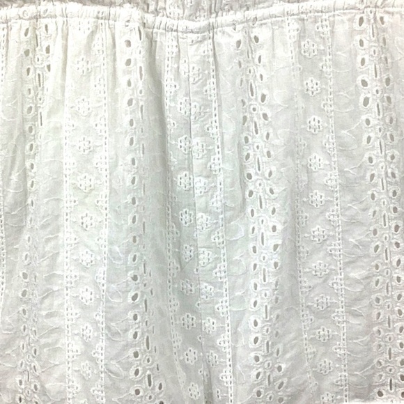Anthropologie Elevenses While Eyelet Cutout Romper. Womens Size Small. - Picture 4 of 10